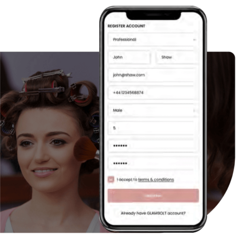 Developing Mobile App for high-end Beauty Services